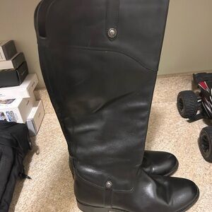 Frye Black Riding Boots 8.5